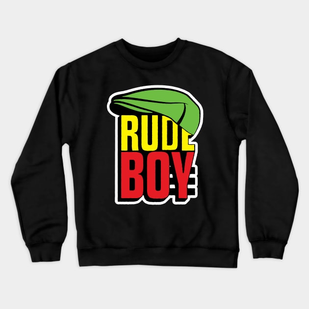 rude boy cap Crewneck Sweatshirt by Jomi